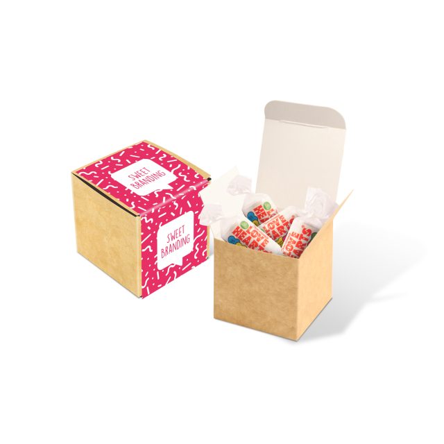 Eco Range – Eco Kraft Cube – Love Hearts®